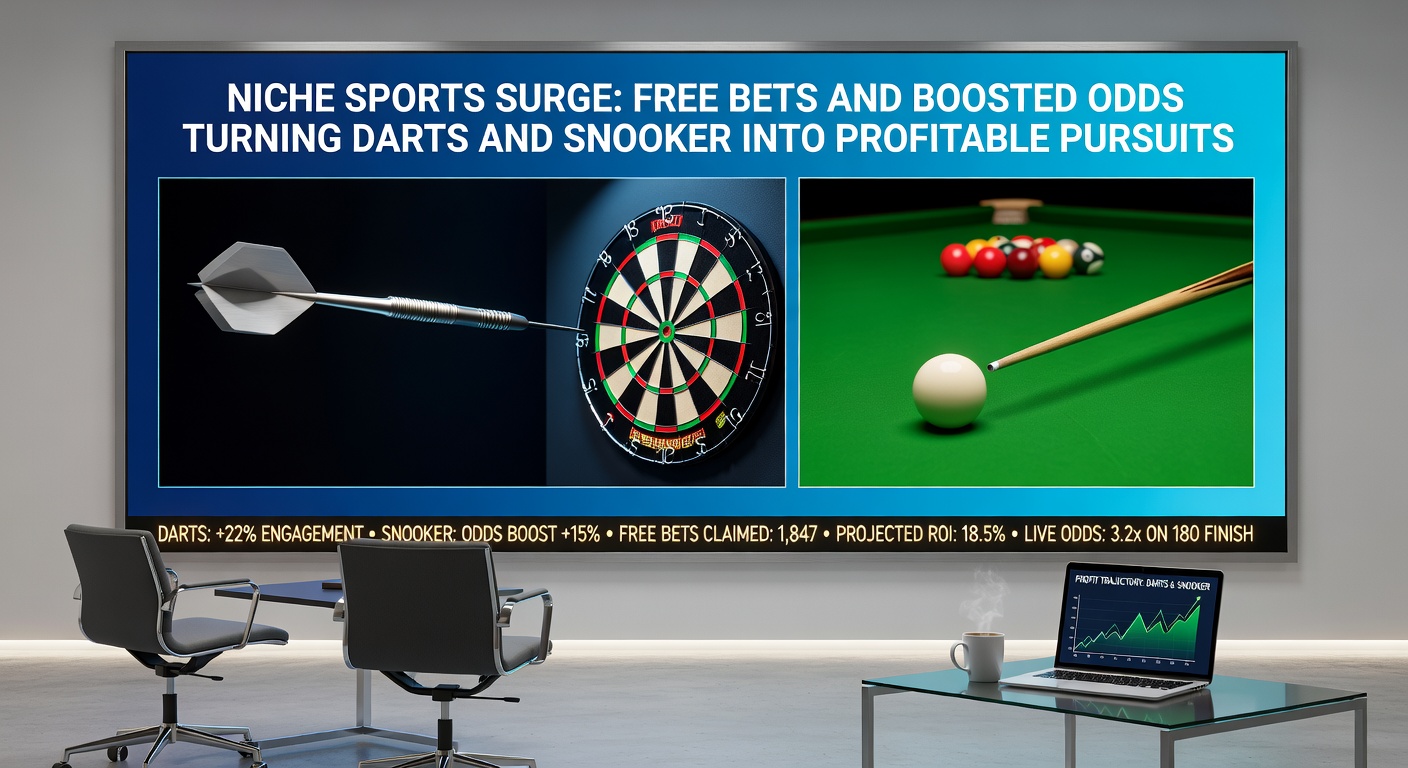 Snooker players locked in a tense frame at the baize, cue poised for a crucial pot, illustrating the strategic depth that boosts betting engagement