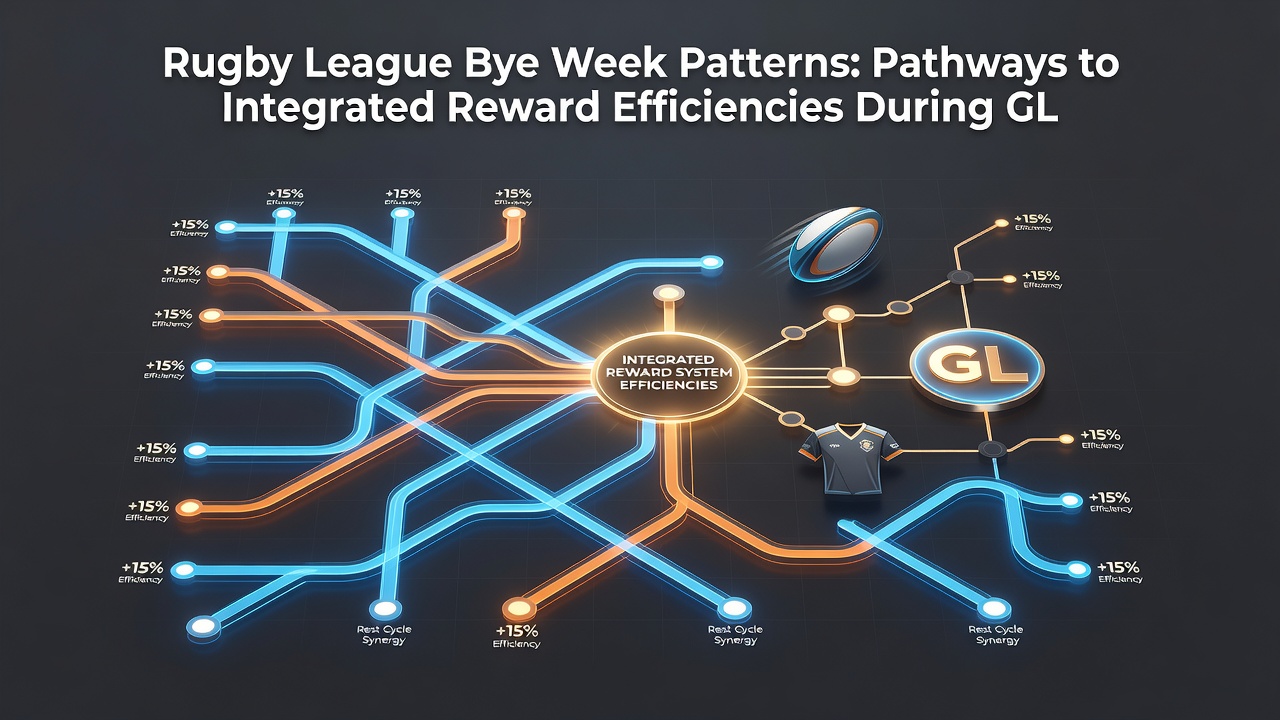 Integrated reward dashboards displaying synchronized promotions across rugby league and global sports during bye weeks